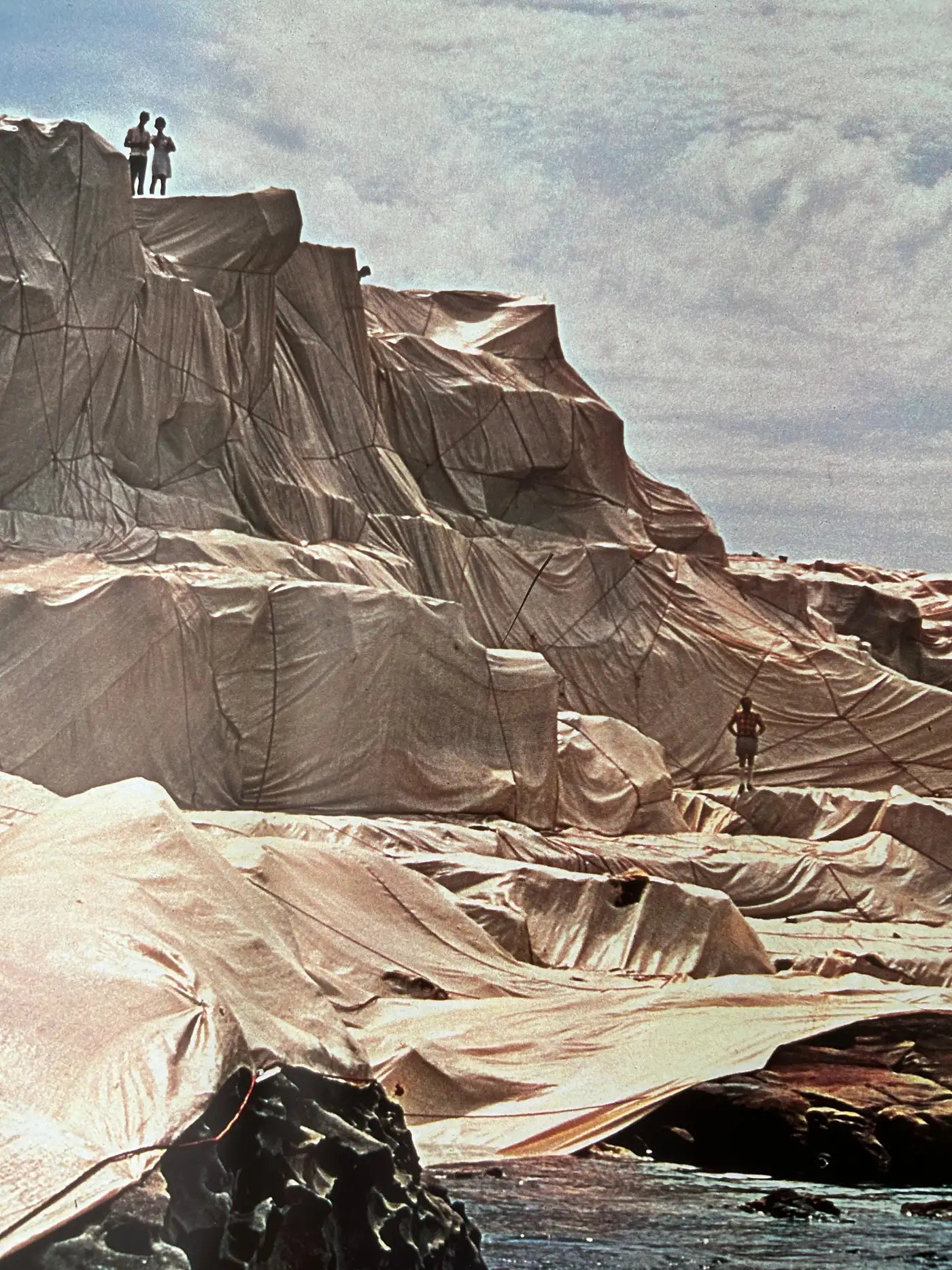 Christo and Jeanne-Claude 'Wrapped Coast' Little Bay, Australia Signed Print