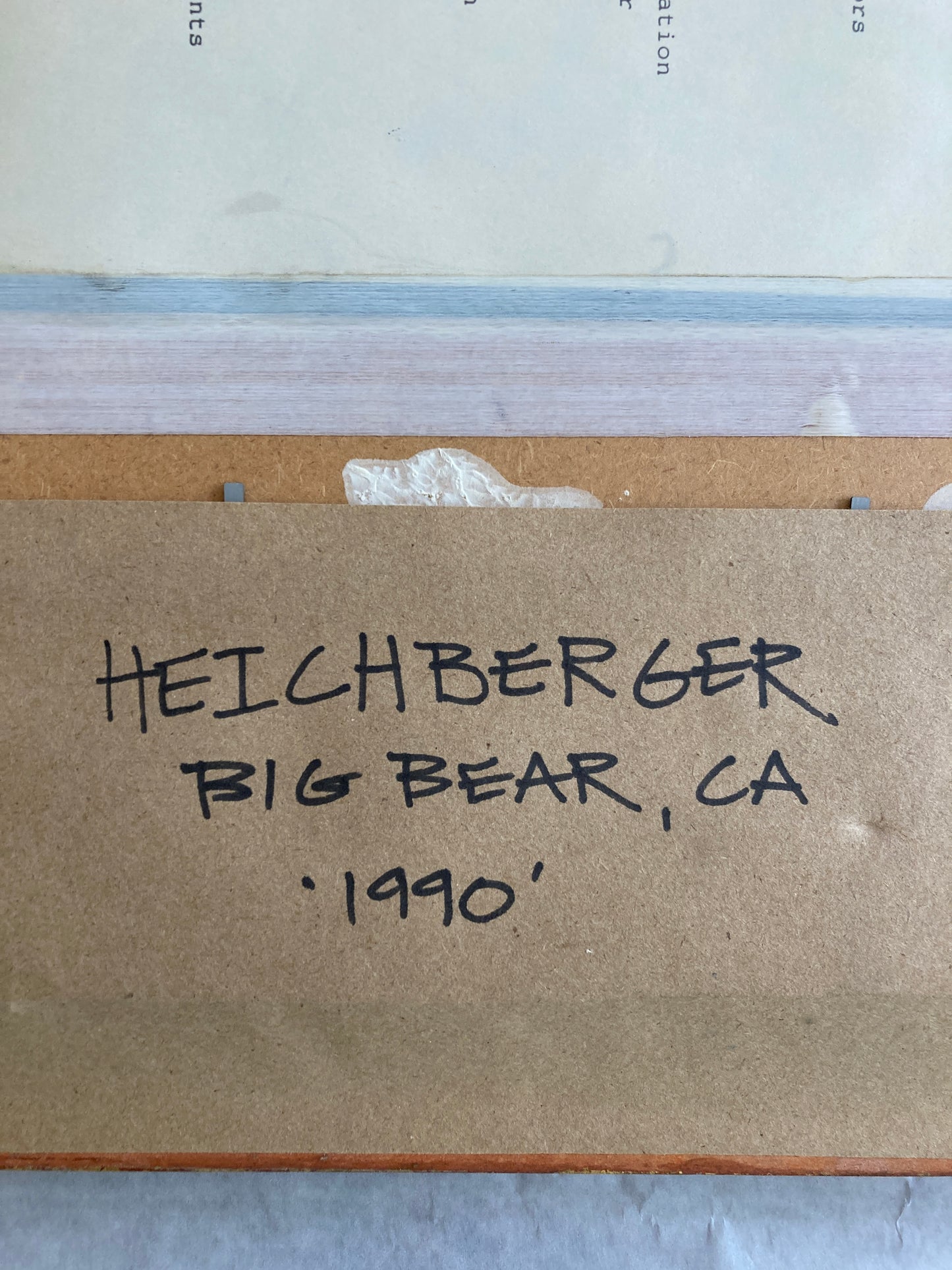 Richard Heichberger 'Dawn in the High Country' Big Bear