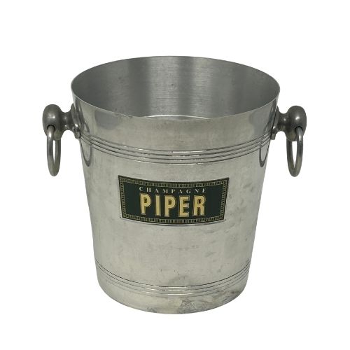 Vintage Piper Aluminum Champagne or Wine Cooler
