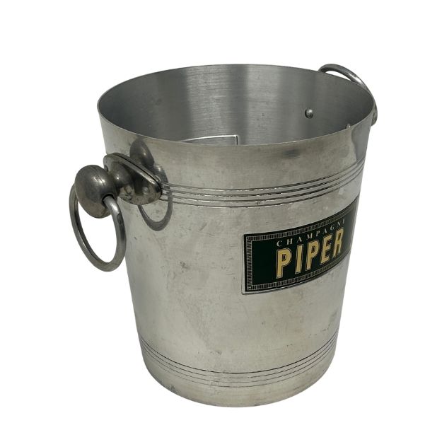 Vintage Piper Aluminum Champagne or Wine Cooler