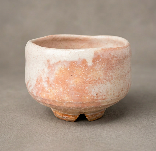 A Japanese Antique Signed Hagi Ware Chawan or Matcha Tea Ceremony Bowl