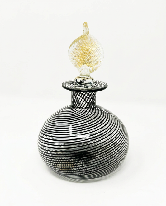 An Italian Murano Handblown Glass Perfume Bottle