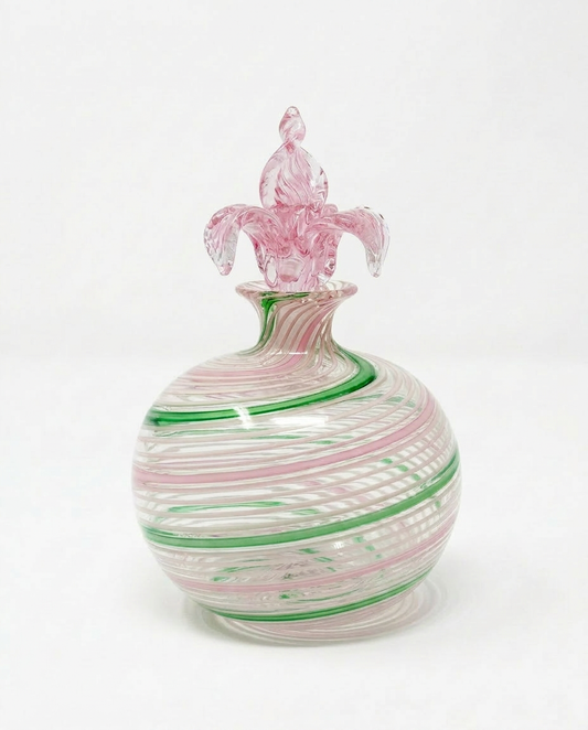 An Italian Murano Handblown Glass Perfume Bottle