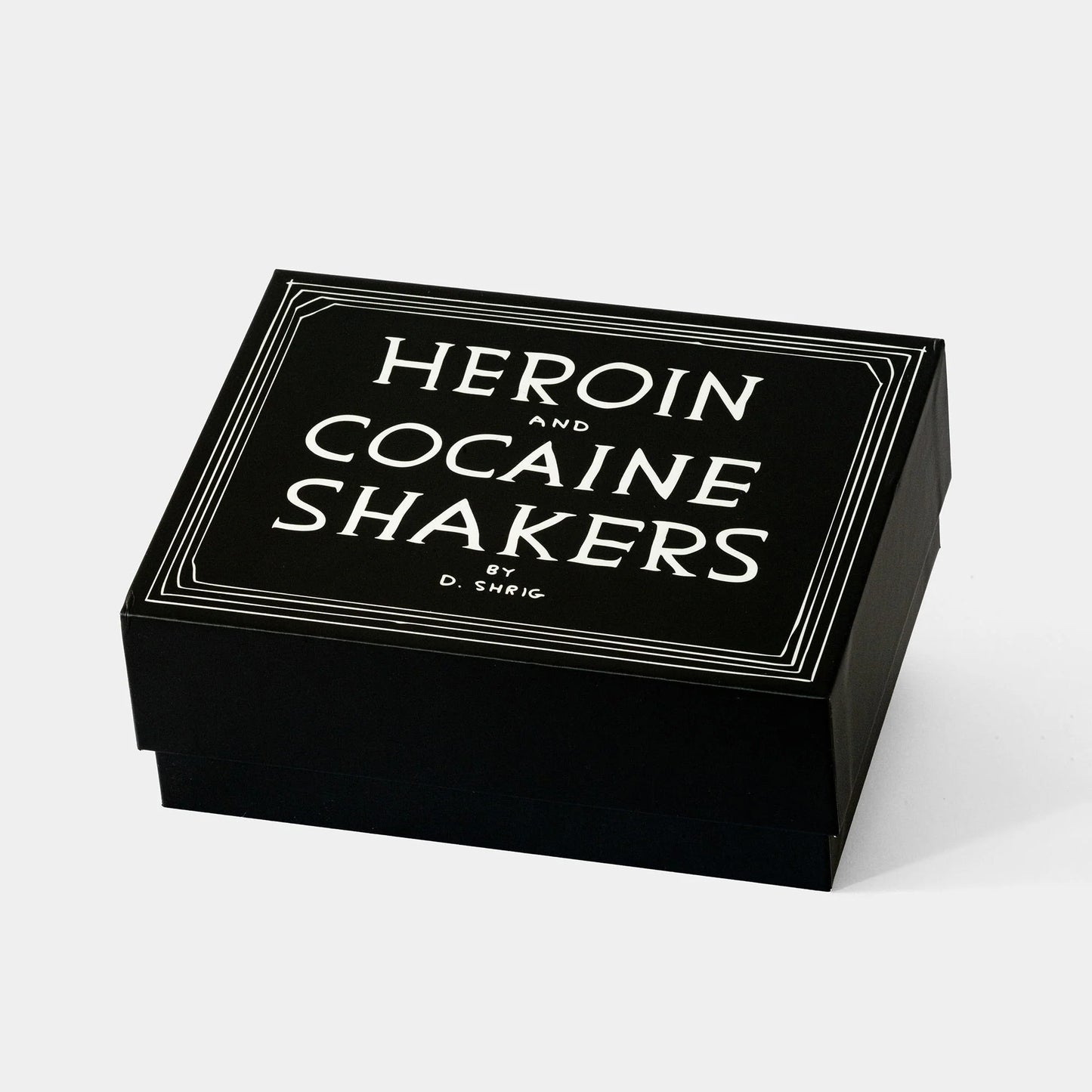 David Shrigley Heroin and Cocaine Salt and Pepper Shakers