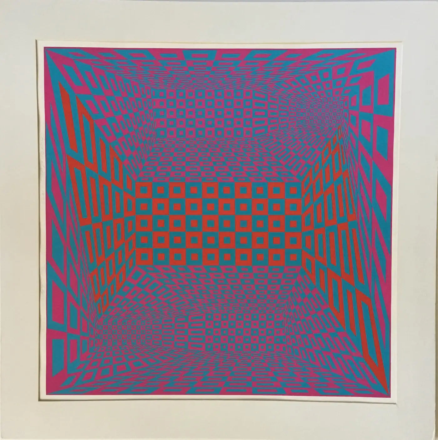 Roy Ahlgren "Concantenation" Signed Limited Edition Print Op-Art