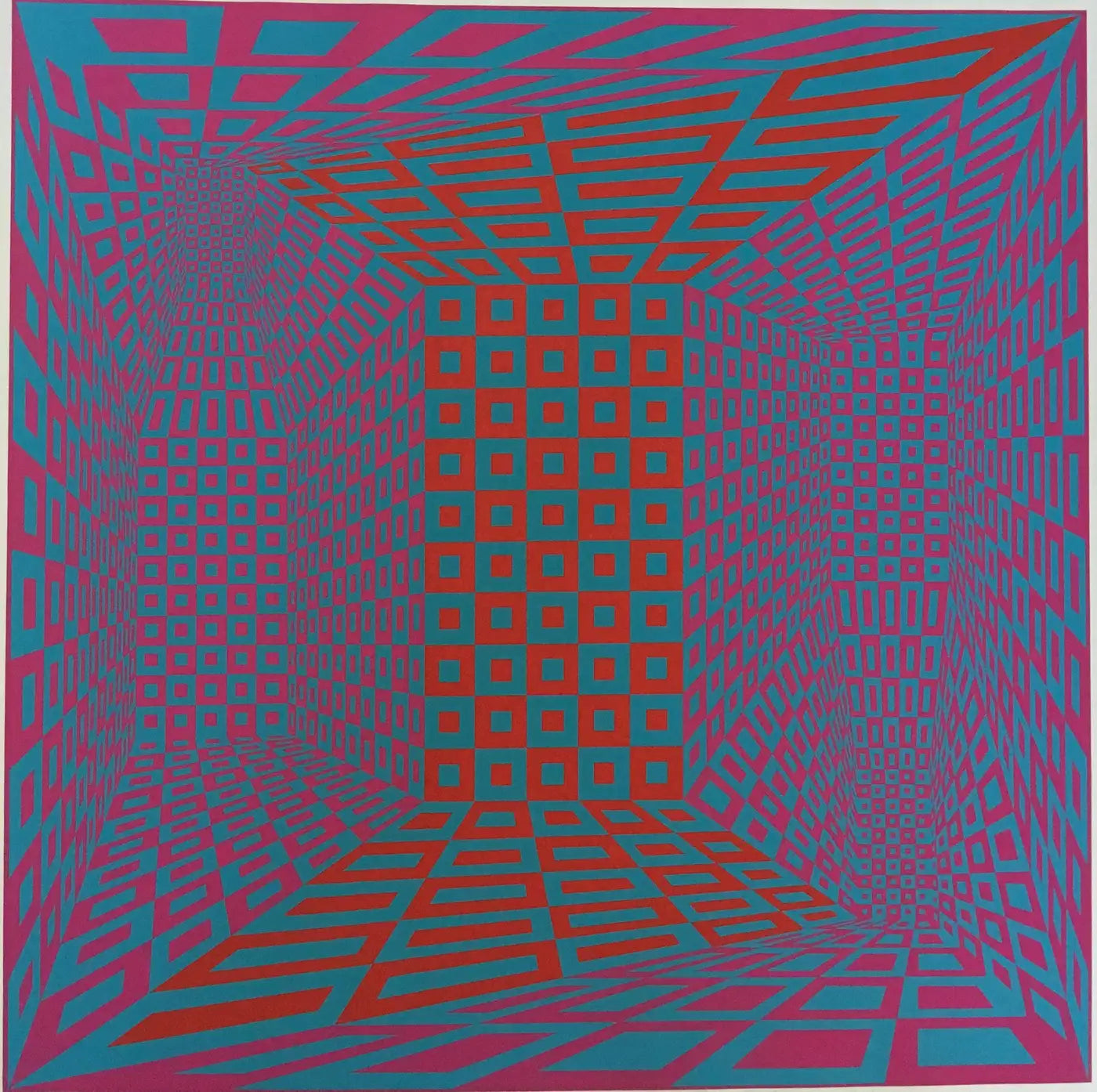 Roy Ahlgren "Concantenation" Signed Limited Edition Print Op-Art