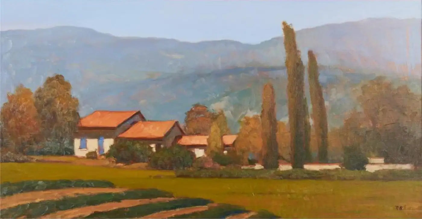 Brian Blood 'Country Farmhouse Provence' painting