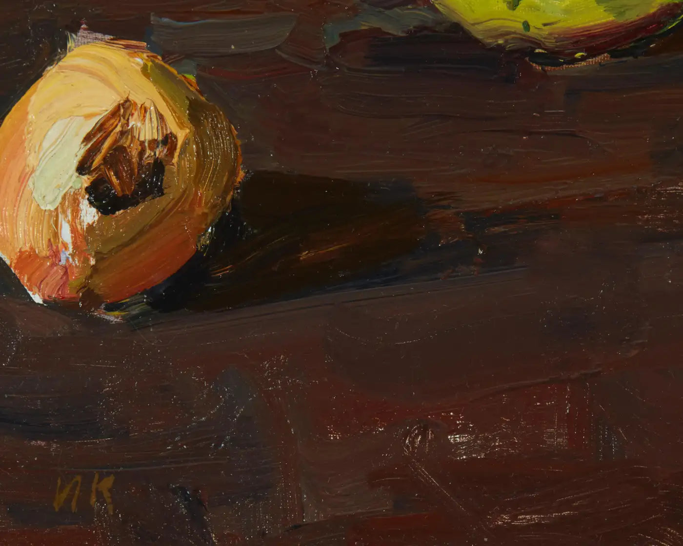 Viktor Ivanovich Kalashnikov 'Still Life with Radishes and Onions' Painting