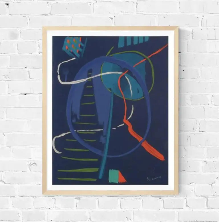 Andre Lanskoy Abstract Signed Print
