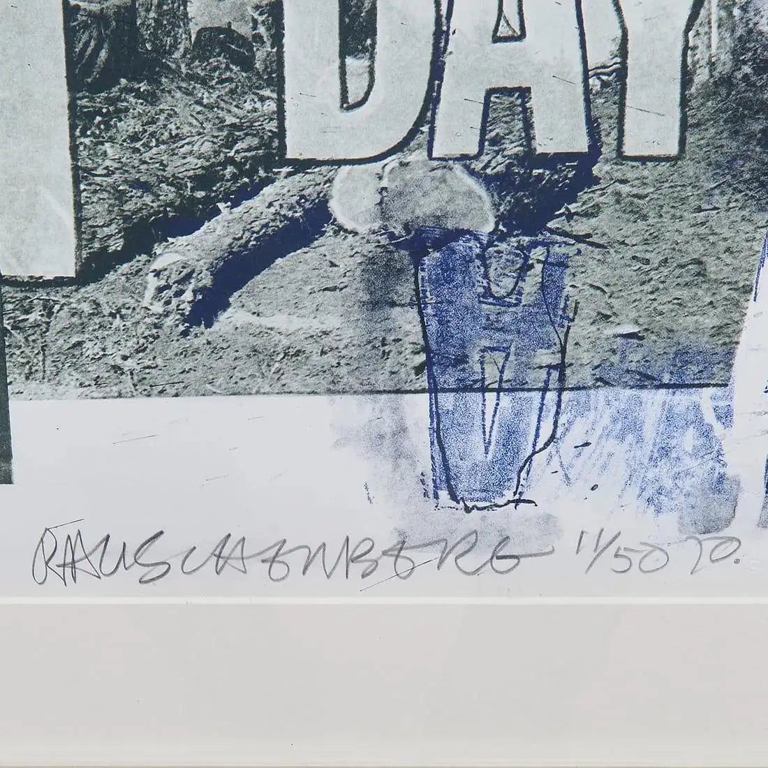 Robert Rauschenberg 'Earth Day' Limited Edition, Signed Lithograph Print