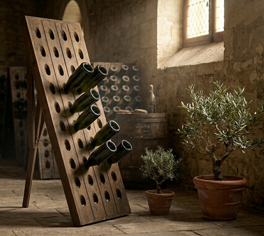 A French Style Wine or Champagne Riddling Rack