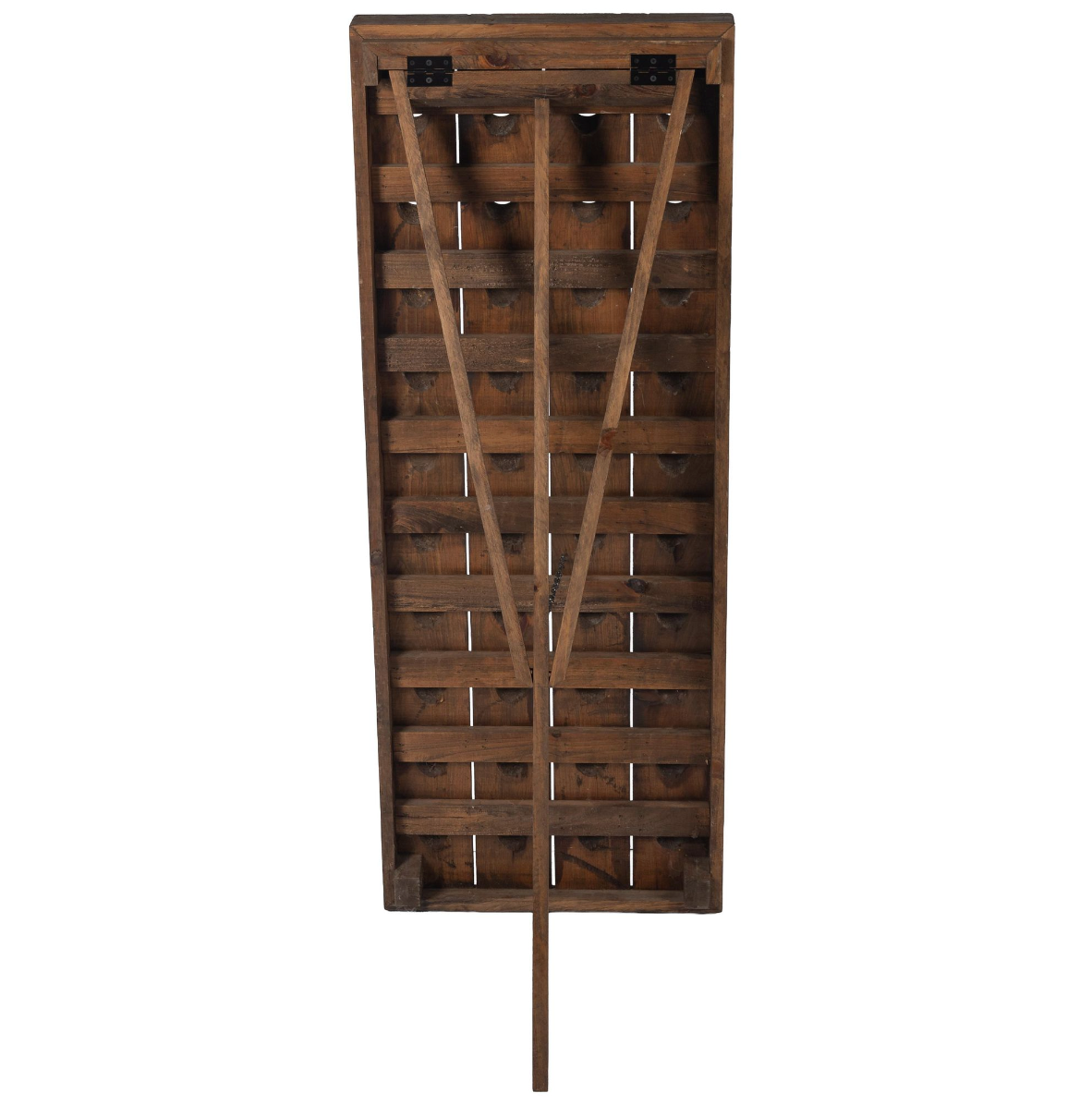 A Vintage French Style Wine or Champagne Riddling Rack