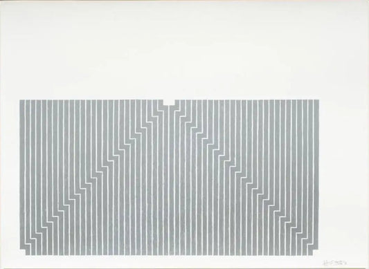 Frank Stella 'Union Pacific' from Aluminum Series, Limited Edition, Signed Print